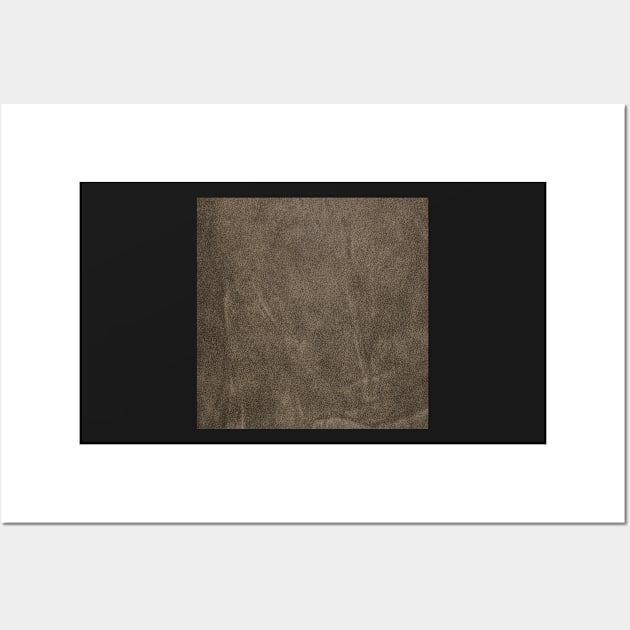 Brown leather texture Wall Art by homydesign